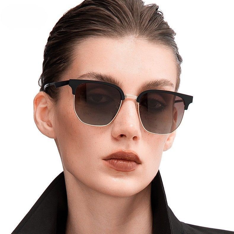 Eyebrow Lock: UV400 Polarized Sunglasses | Stainless Steel Frame, TAC Lenses