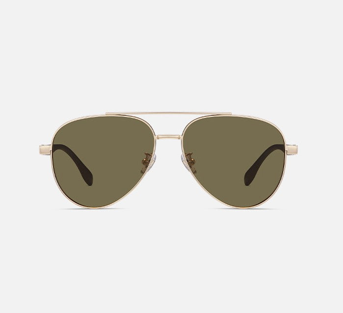 Vibe Shield: Polarized Aviator Sunglasses for Men & Women | UV400 Protection, Teardrop Lens, Unisex Style