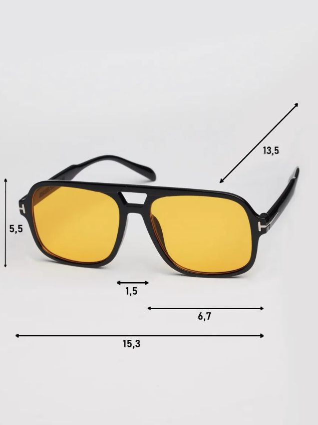 Retro Aviator Fashion Glasses