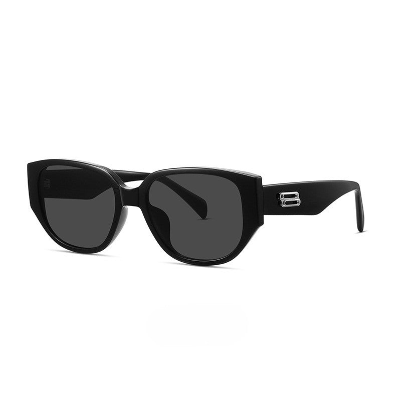 Retro Romance: Unisex Cat-Eye Sunglasses | High-Definition Nylon Plate