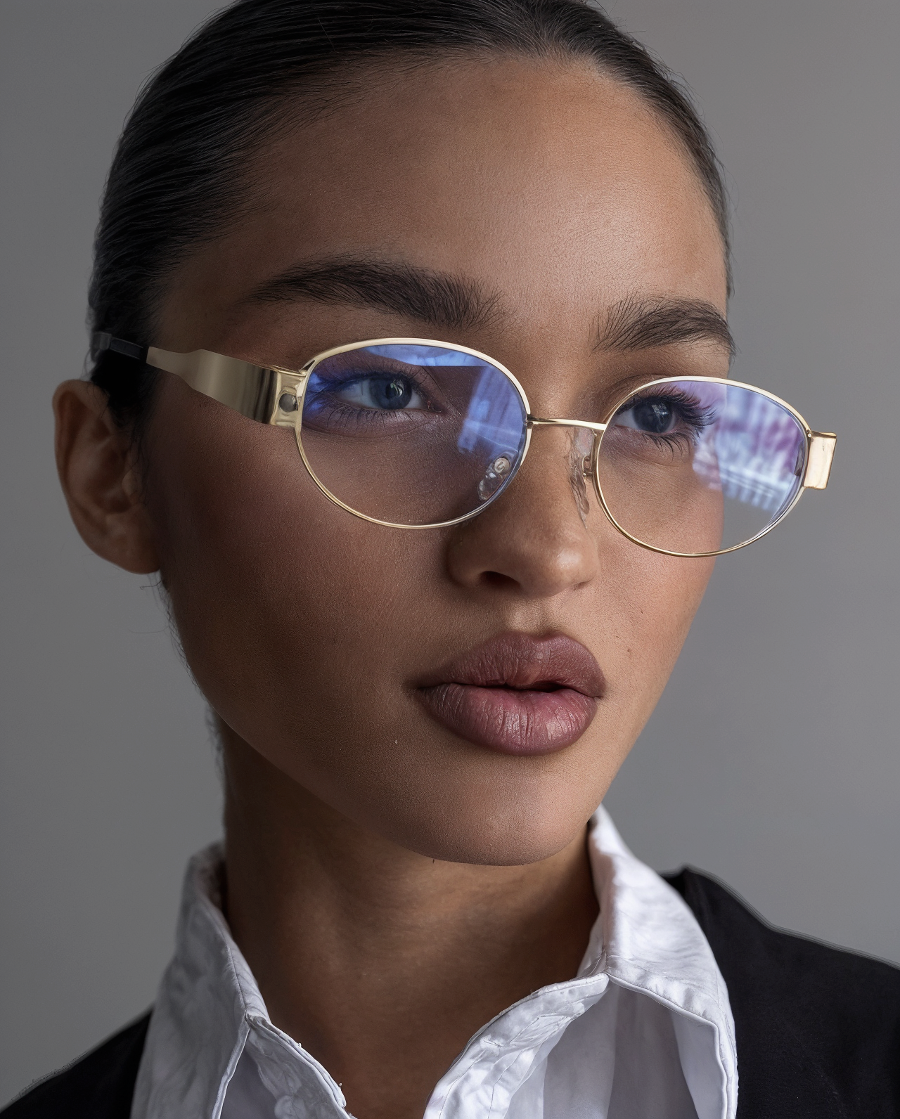 Kiro Old Money Vintage Oval Blue Light Glasses | Metal Frame 90s Retro Computer & Gaming Eyewear for Women & Men