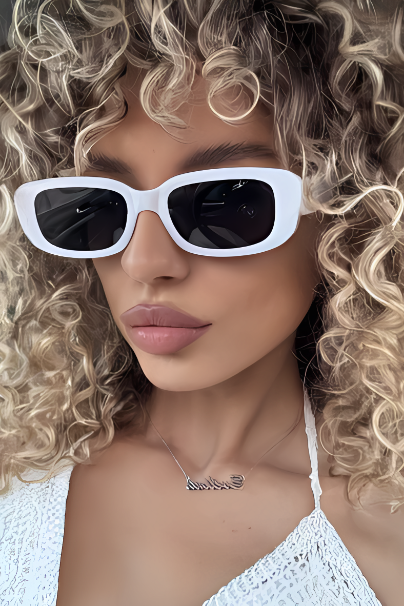 Kiro Y2K Rectangular Sunglasses 90s Retro Style | Fashion Glasses for Men & Women UV400