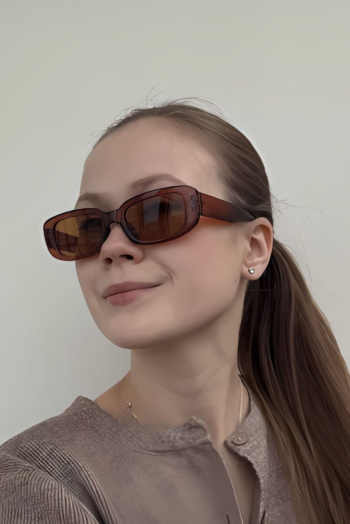 Kiro Y2K Rectangular Sunglasses 90s Retro Style | Fashion Glasses for Men & Women UV400