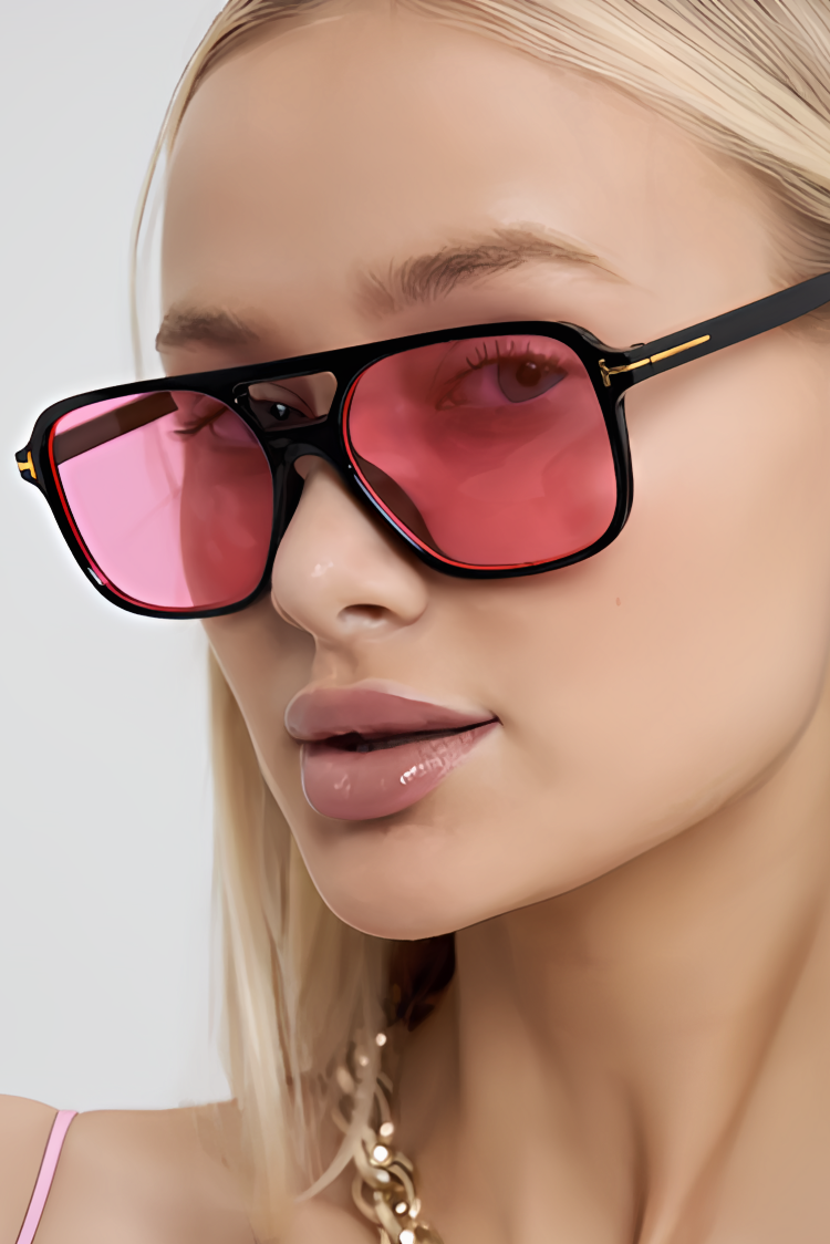 Kiro Retro Aviator Sunglasses | 90s Style Fashion Glasses for Men & Women