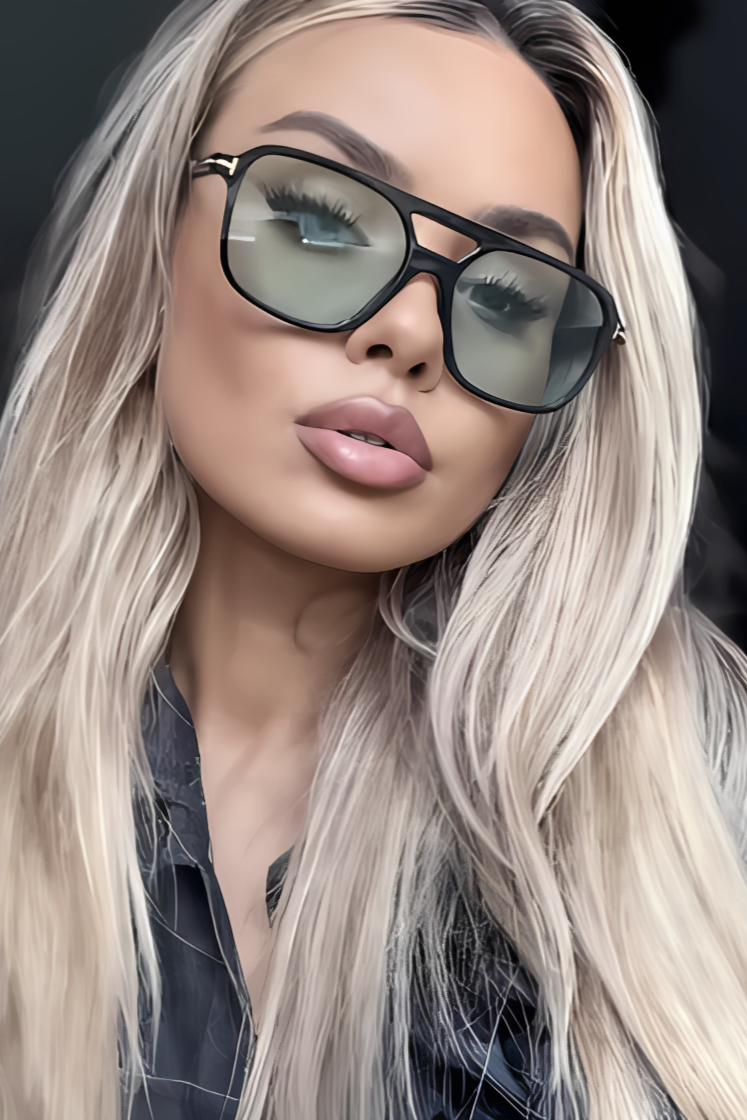 Kiro Retro Aviator Sunglasses | 90s Style Fashion Glasses for Men & Women