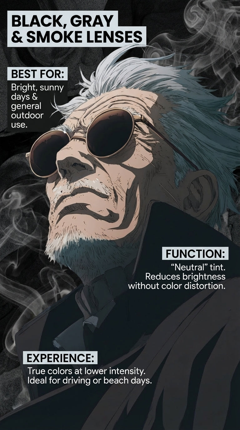 Black/Dark Gray Lenses