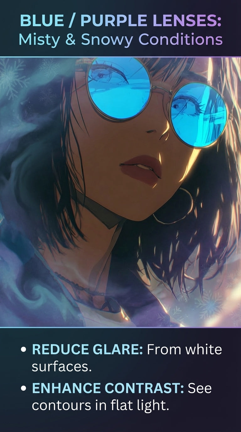 Blue Or Purple Lenses