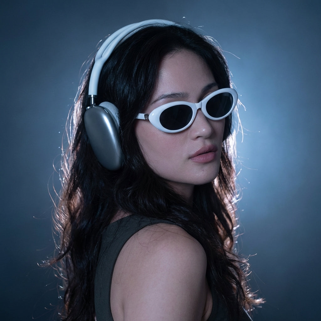 Foldable Polarized Cat Eye Sunglasses Women UV400 Protection  Lightweight TR Frame, 1-Second Fold & Store, Fashion Street Style for Driving Fishing Outdoor, MK-Cateye