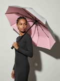 The Canopy - Blush | Automatic Titanium Silver UV Umbrella UPF50+ Compact Tri-Fold