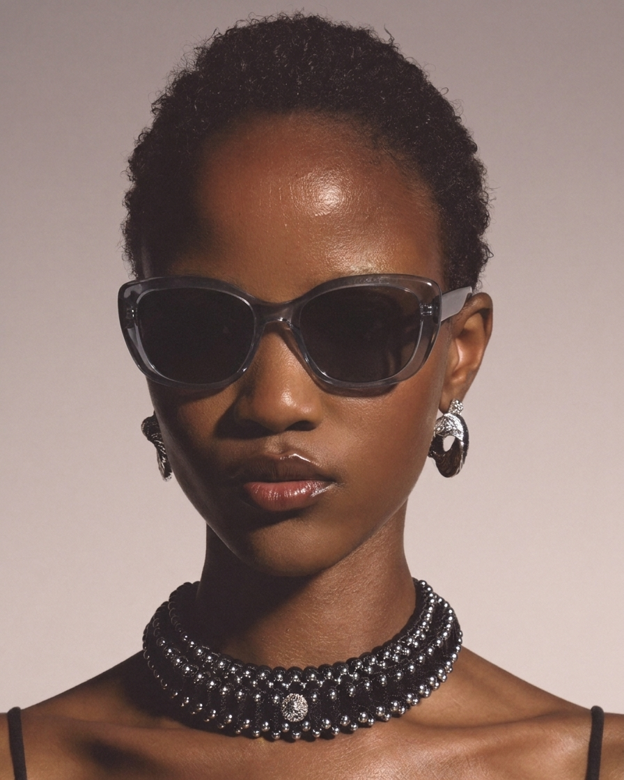 Marie Kiro: The Velvet Provocateur  Retro Cat-Eye Polarized Sunglasses for Women, UV400 Protection