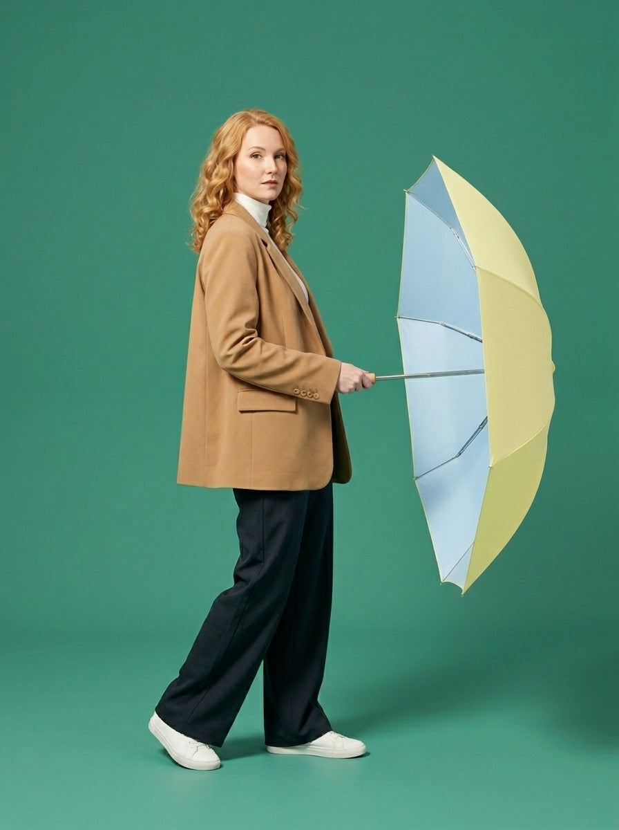 The Pocket Arc  Ultra-Compact UPF 50+ Sun & Rain Umbrella | Yellow