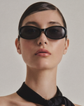Marie Kiro Velvet Eclipse Polarized Cat-Eye Sunglasses, UV400 Small Frame Nylon Acetate