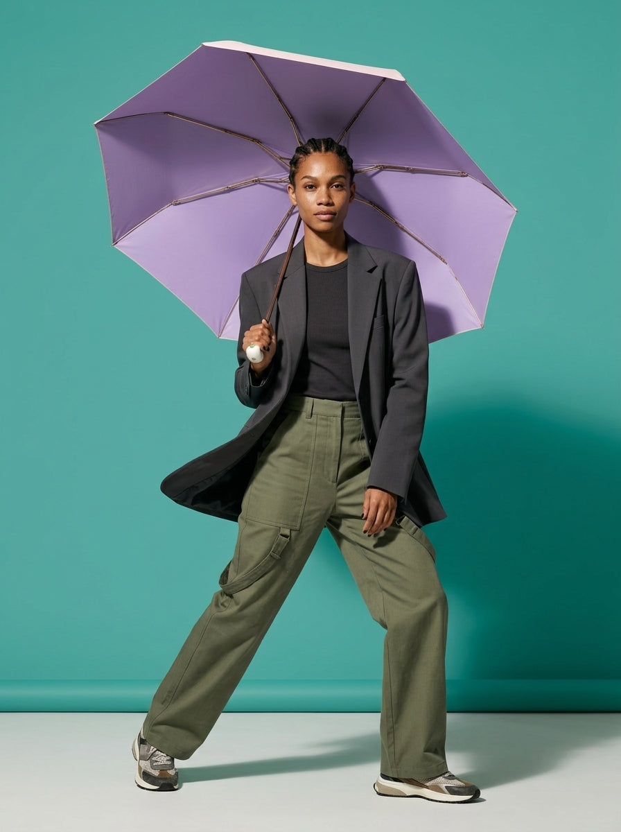 The Pocket Arc  Ultra-Compact UPF 50+ Sun & Rain Umbrella | Pink