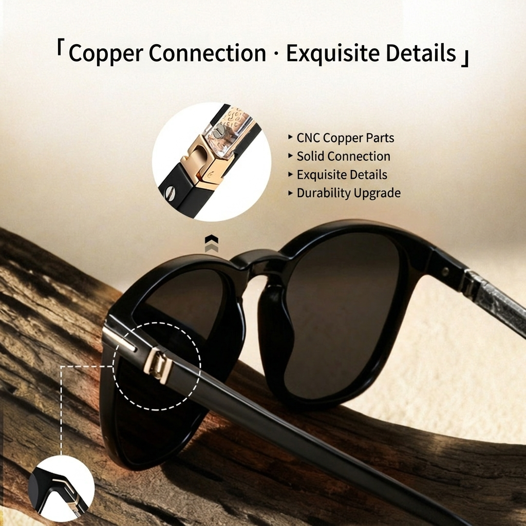 Marie Kiro Heritage Circle: TAC Polarized Retro Round Sunglasses – TR90 Architecture