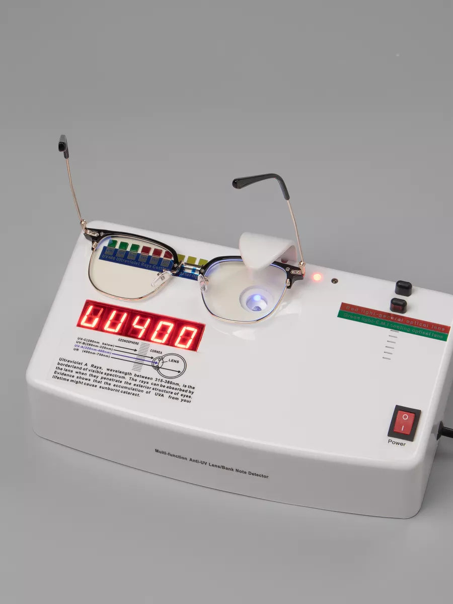 Semi-Rimless Glasses  Anti-Blue Light Browline Frames. Ultra-Lightweight Retro Eyewear for Men & Women (Prescription Ready)