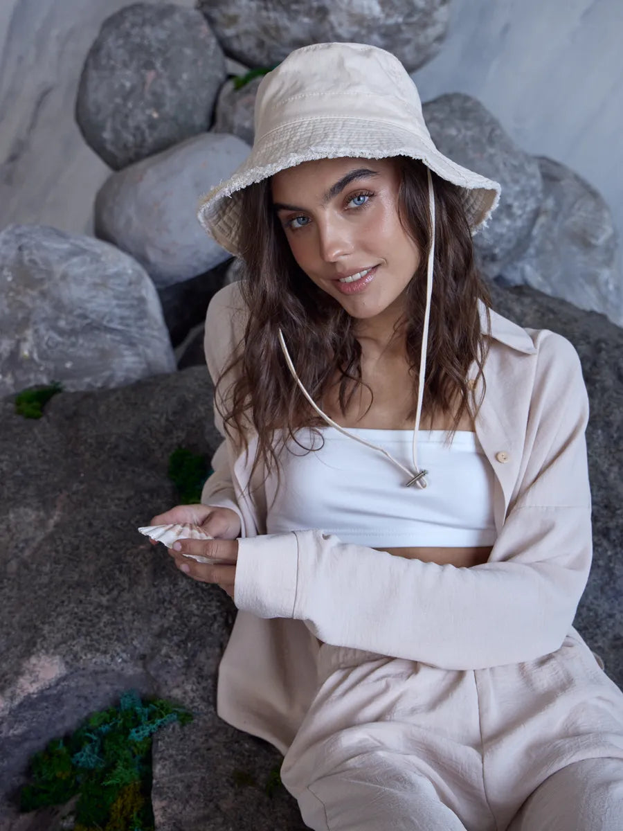 The Plus One - Bucket Hat, Beige