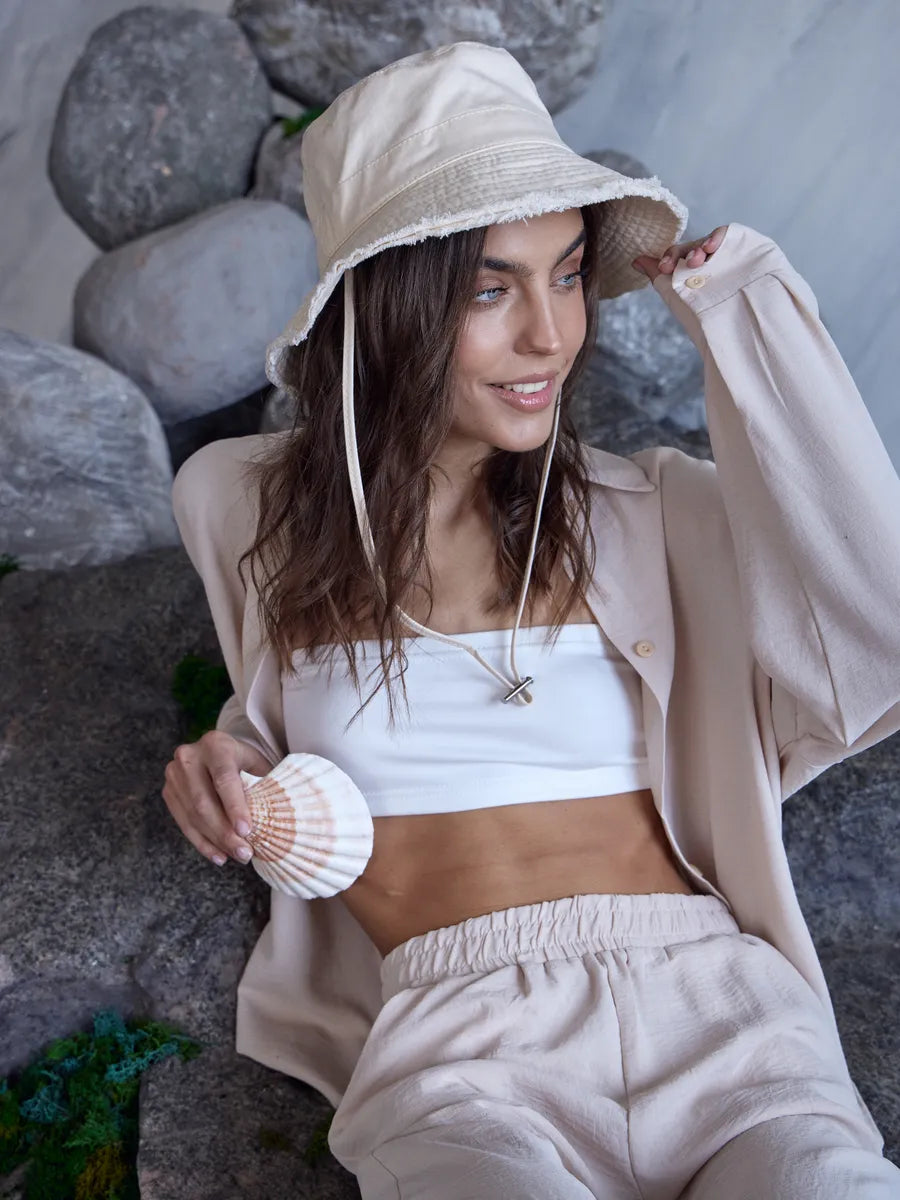 The Plus One - Bucket Hat, Beige