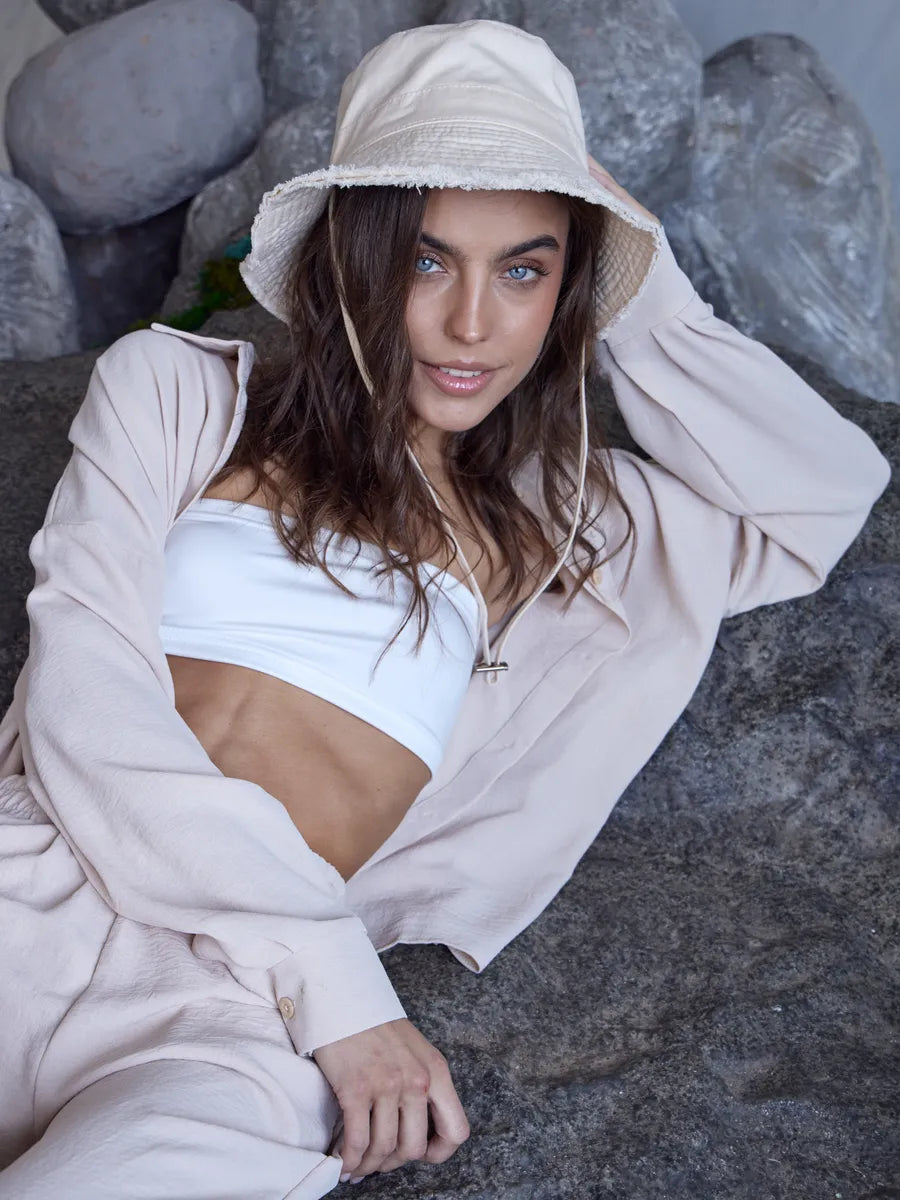 The Plus One - Bucket Hat, Beige