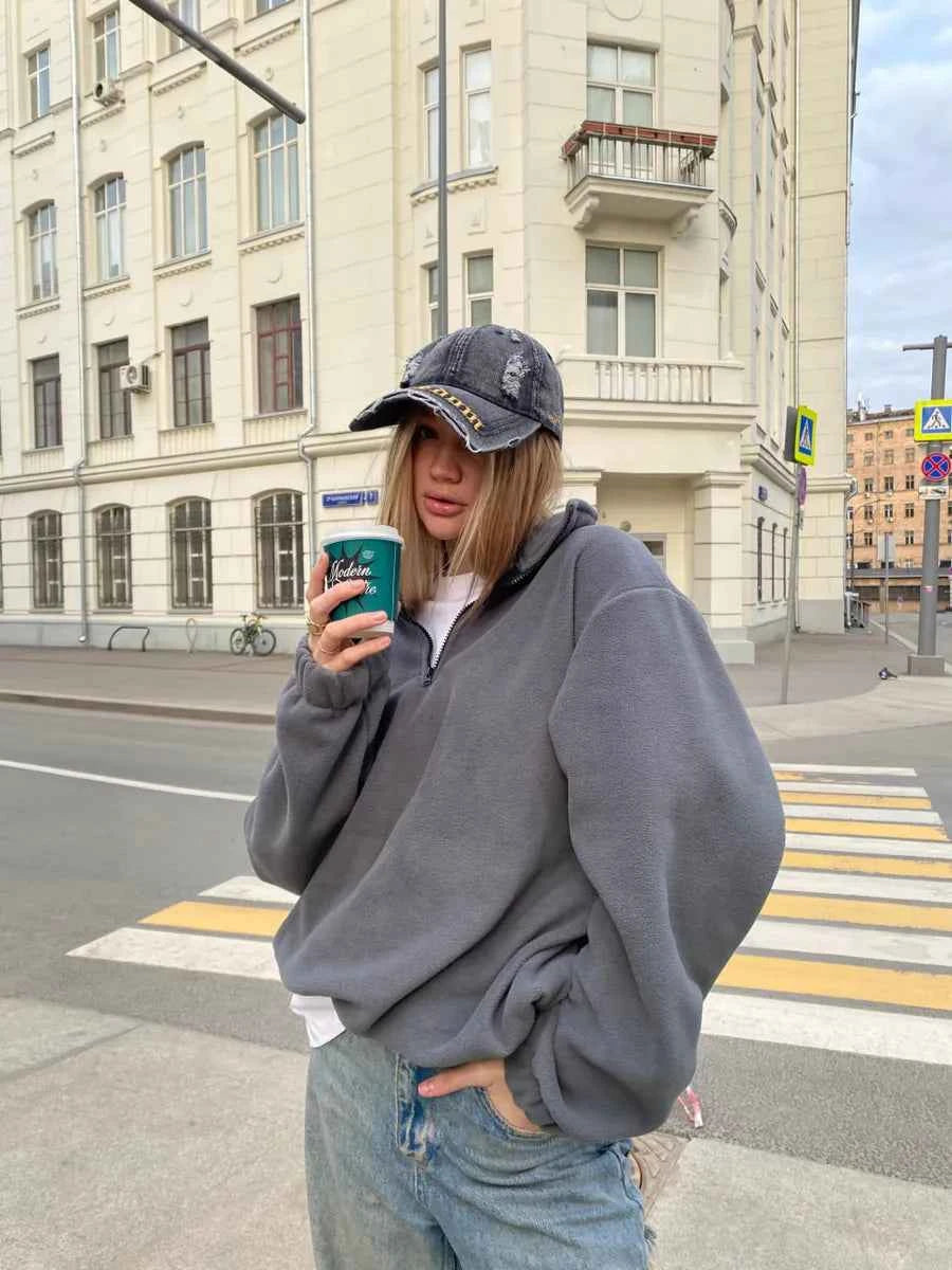 Marie Kiro Freedom Distressed Denim Baseball Cap - Vintage Embroidery Dad Hat - Adjustable Unisex Cotton Cap