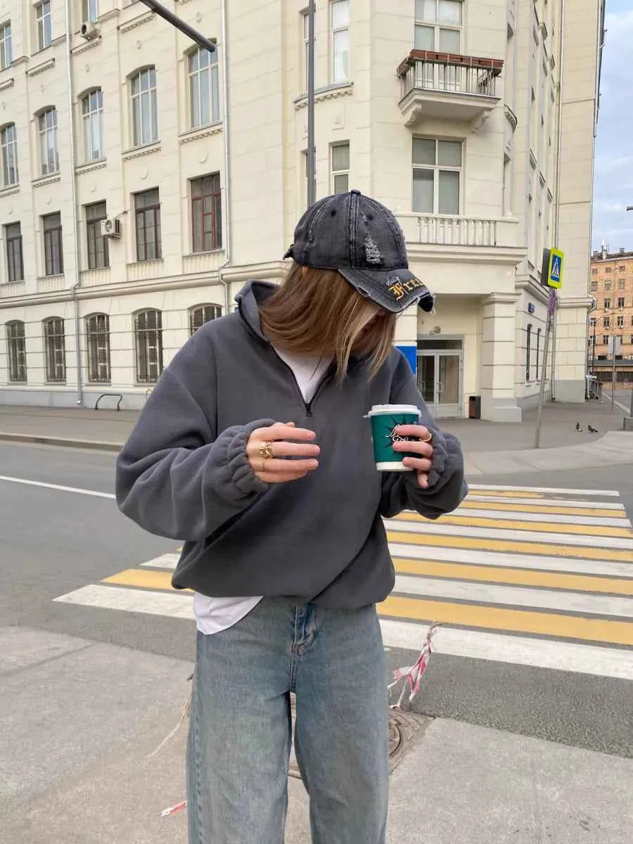 Marie Kiro Freedom Distressed Denim Baseball Cap - Vintage Embroidery Dad Hat - Adjustable Unisex Cotton Cap