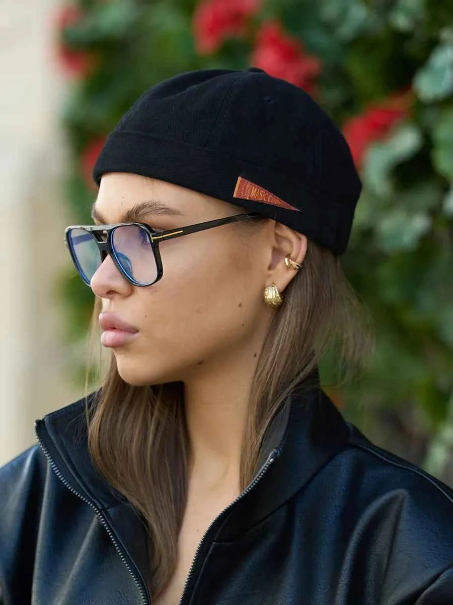 Marie Kiro Docker Vintage Cotton Landlord Hat - Adjustable Retro Dome Cap - Windproof Unisex British Style