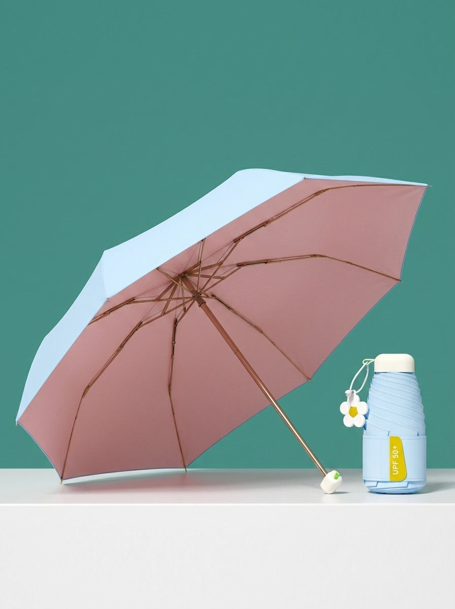 The Pocket Arc  Ultra-Compact UPF 50+ Sun & Rain Umbrella | Blue