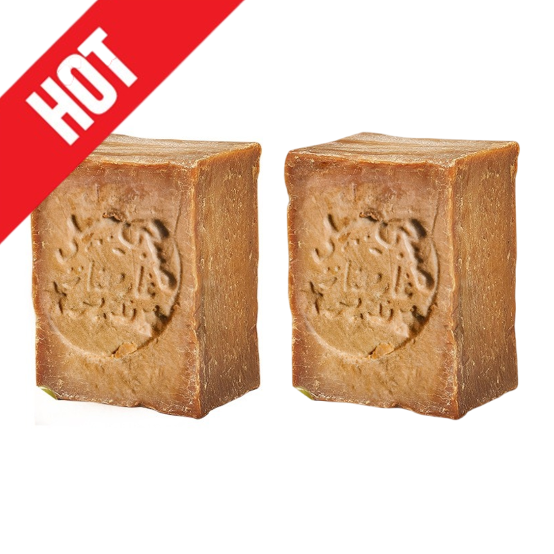 Traditional Syrian Aleppo Soap, Handmade Natural Soap 60% Olive Oil to 40% laurel Oil