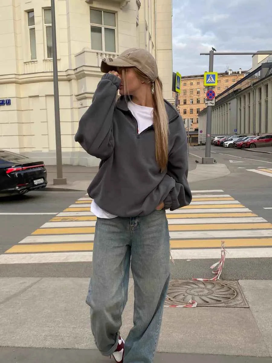 Marie Kiro Freedom Distressed Denim Baseball Cap - Vintage Embroidery Dad Hat - Adjustable Unisex Cotton Cap