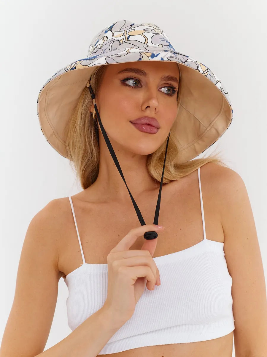 The Flip Side - Botanica, Reversible Wide Brim Bucket Hat
