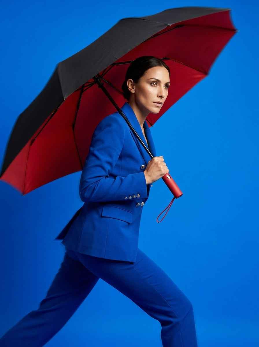 The Bulwark  20-Rib Extra-Large Automatic Umbrella | Red