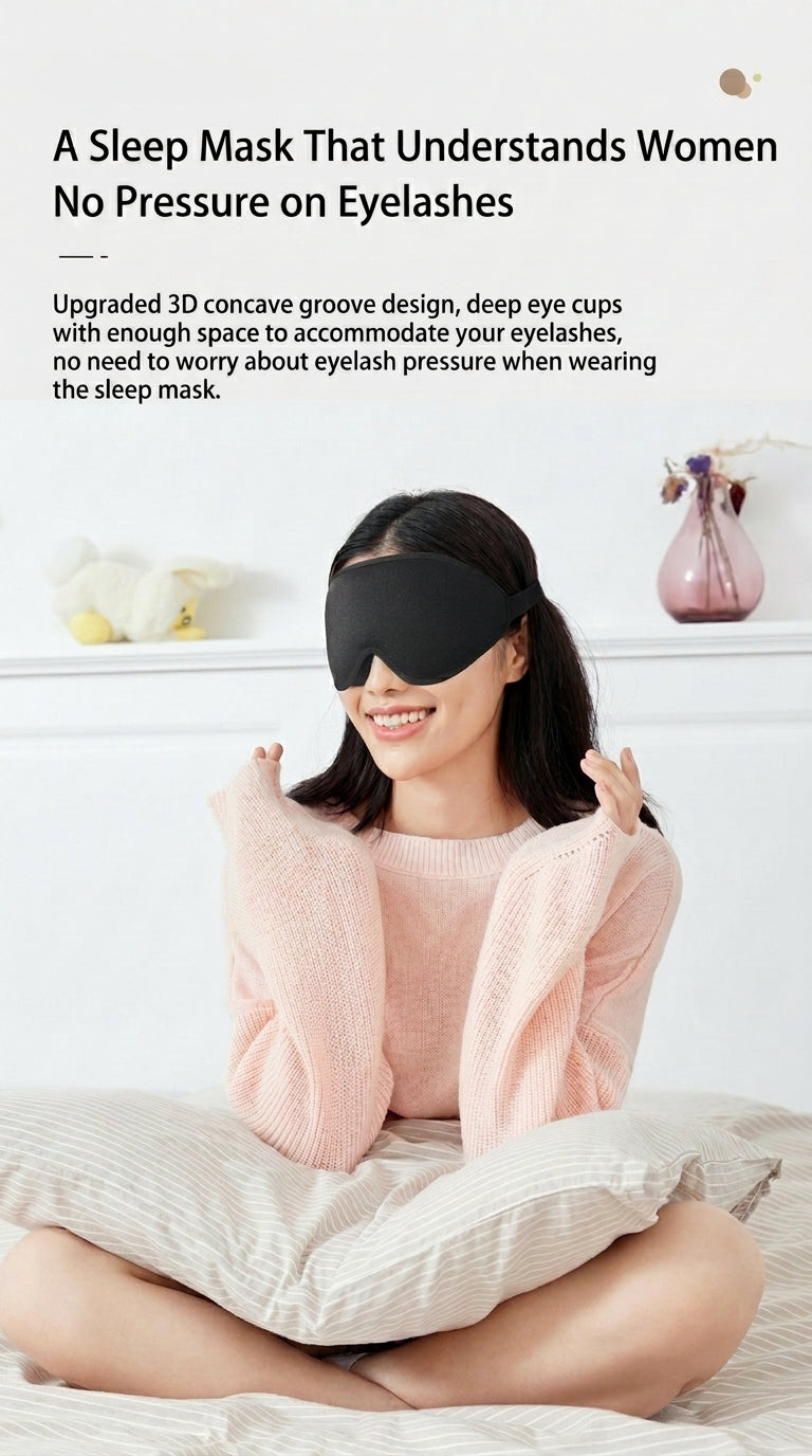 Marie Kiro: 3D Weightless Oracle - Sleep Mask, Lightweight Memory Foam Blackout Eye Mask