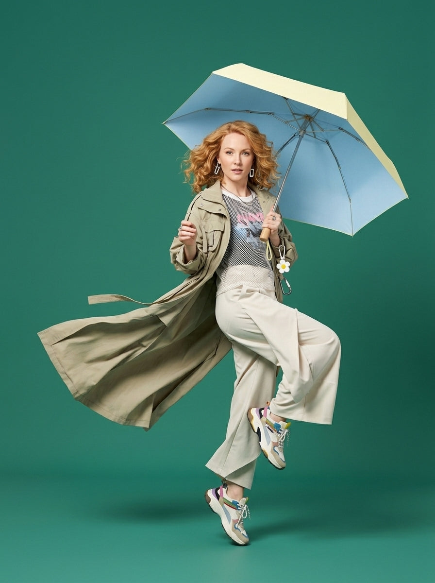 The Pocket Arc  Ultra-Compact UPF 50+ Sun & Rain Umbrella | Yellow
