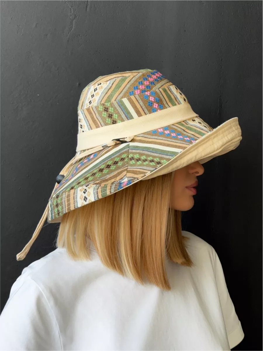 The Flip Side  - Tapestry, Reversible Wide Brim Bucket Hat