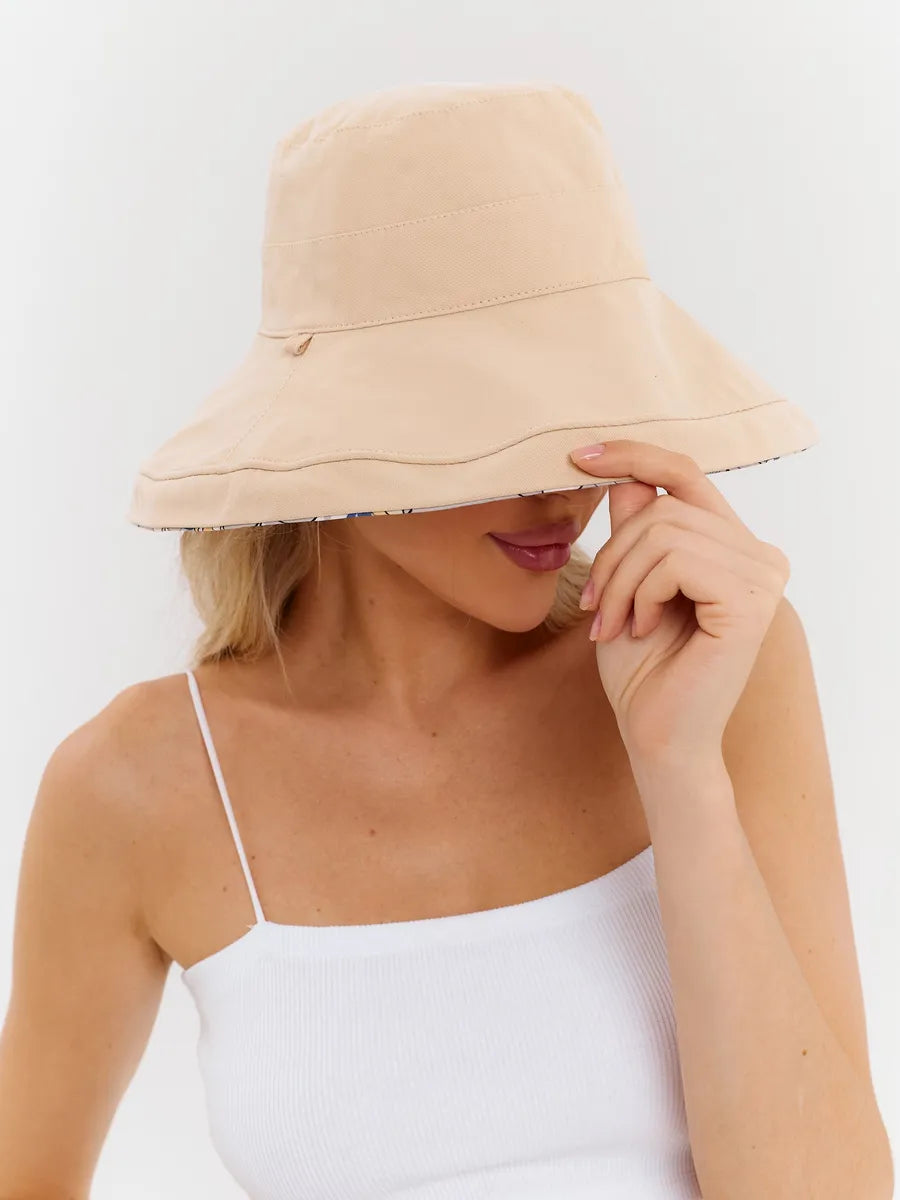 The Flip Side - Botanica, Reversible Wide Brim Bucket Hat