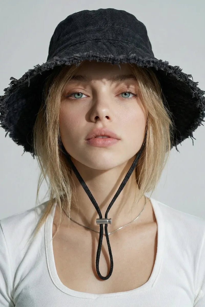 Marie Kiro Plus One Bucket Hat, Black