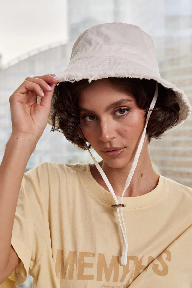 The Plus One - Bucket Hat, White