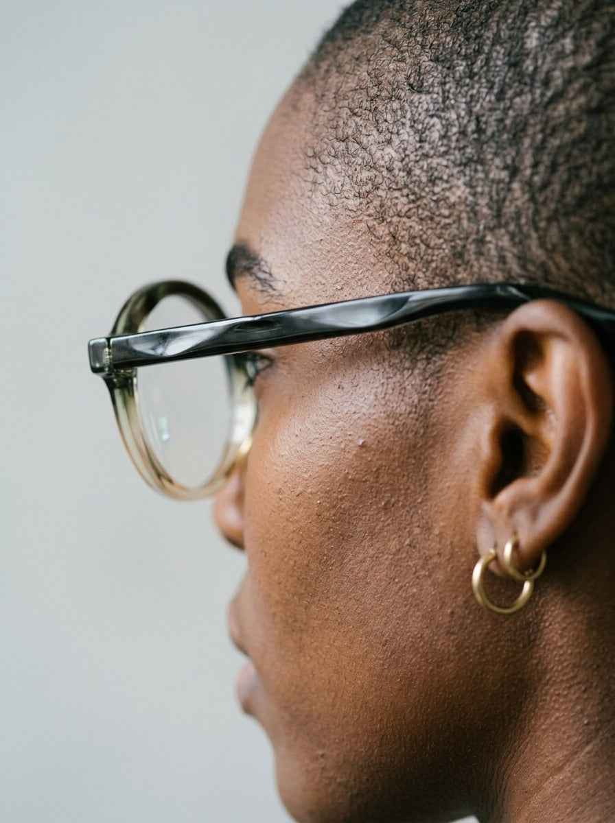 The Index Verde | Blue Light Optical Frames | TR90 Round Green Gradient Eyeglasses