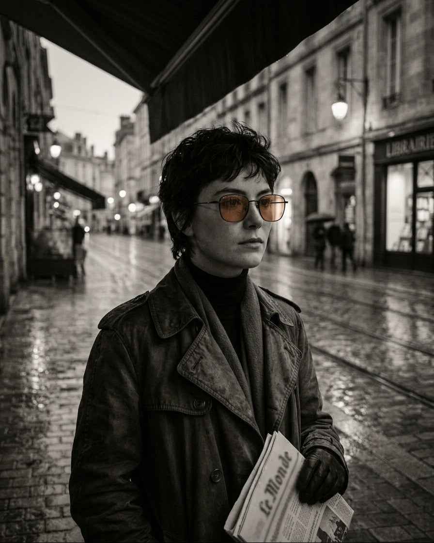 The Passport - Ultra Light Pure Titanium Square Sunglasses
