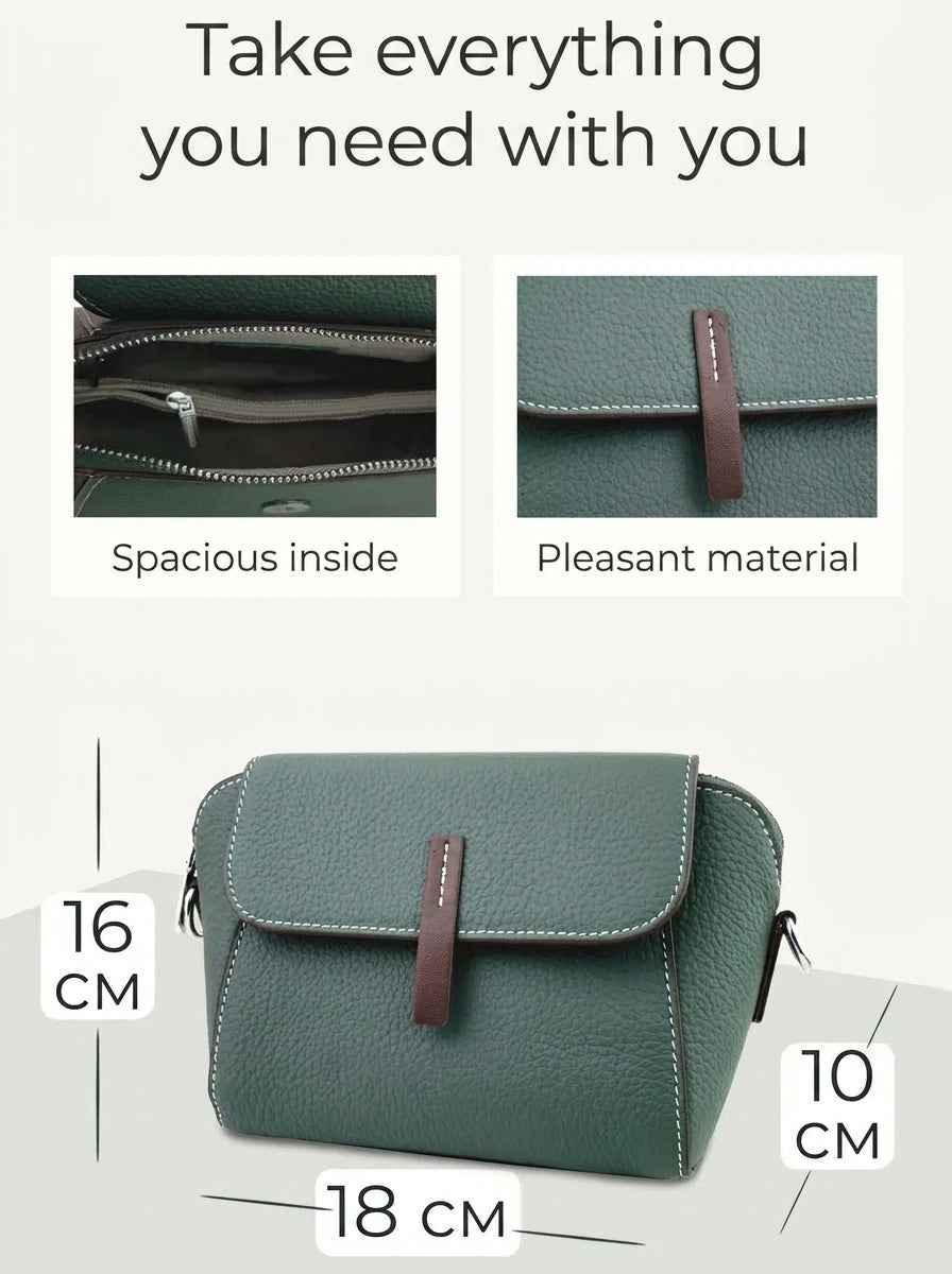 The Dispatch -  Green Cross Body Bag Small Shoulder Purse