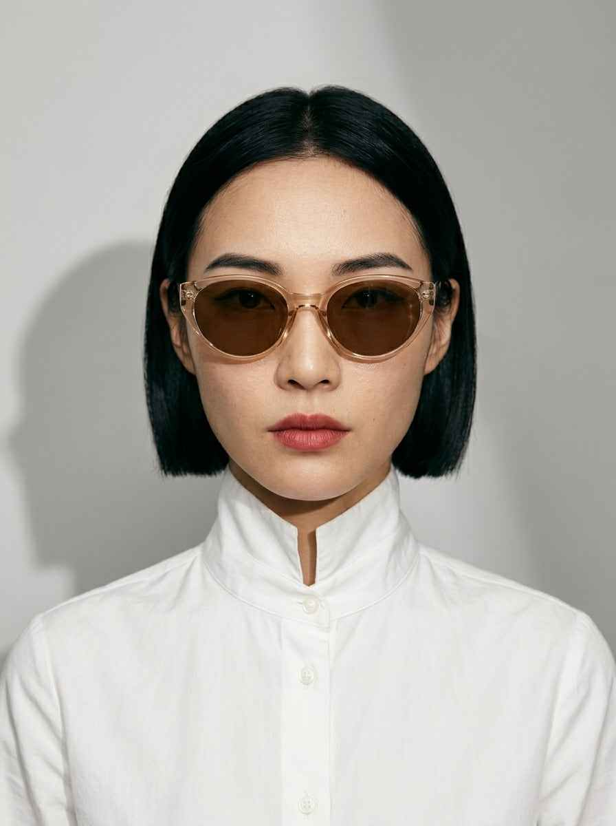 The Alibi Polarized Champagne | Cat-Eye Sunglasses | UV400 TAC Polarized Lenses