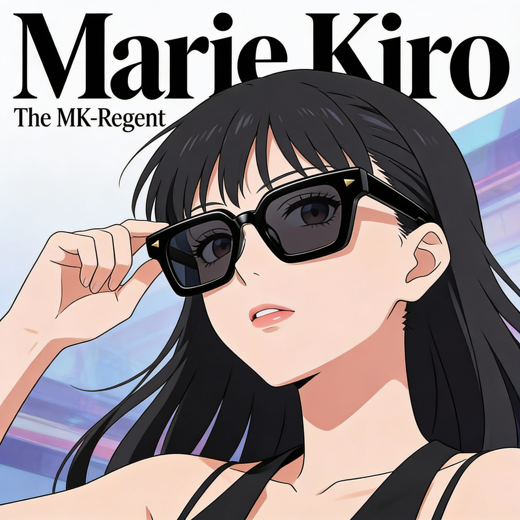 The MK-Regent | Square Sunglasses - Apex-Clarity HD Polarized - Sculpted Architectural Acetate