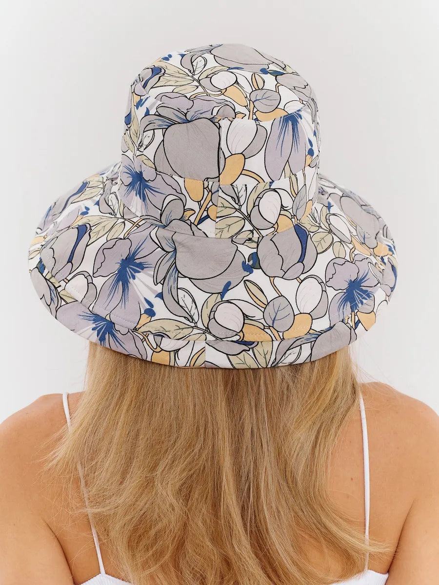 The Flip Side - Botanica, Reversible Wide Brim Bucket Hat