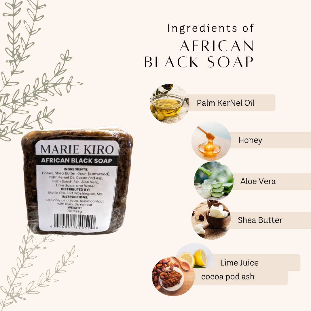 African Black Soap and Syrian Aleppo Soap Bundle