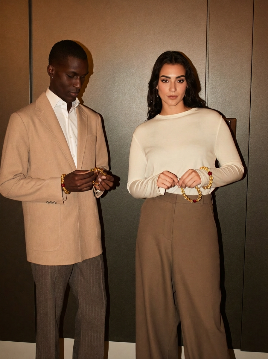 Natural Citrine & Red Agate Wealth Bracelet - 12mm Merchant's Stone for Success & Prosperity