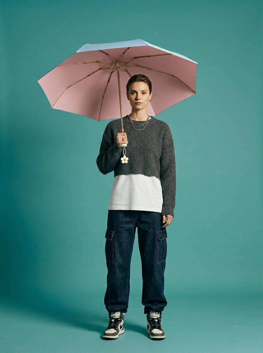 The Pocket Arc  Ultra-Compact UPF 50+ Sun & Rain Umbrella | Blue