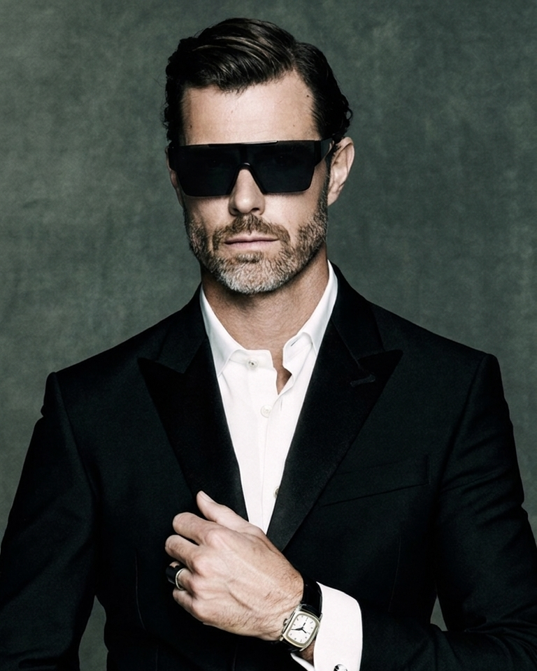 Marie Kiro Alpha Shield Signature Sunglasses, Polarized UV400 Integrated Lens, Lightweight TR Frame