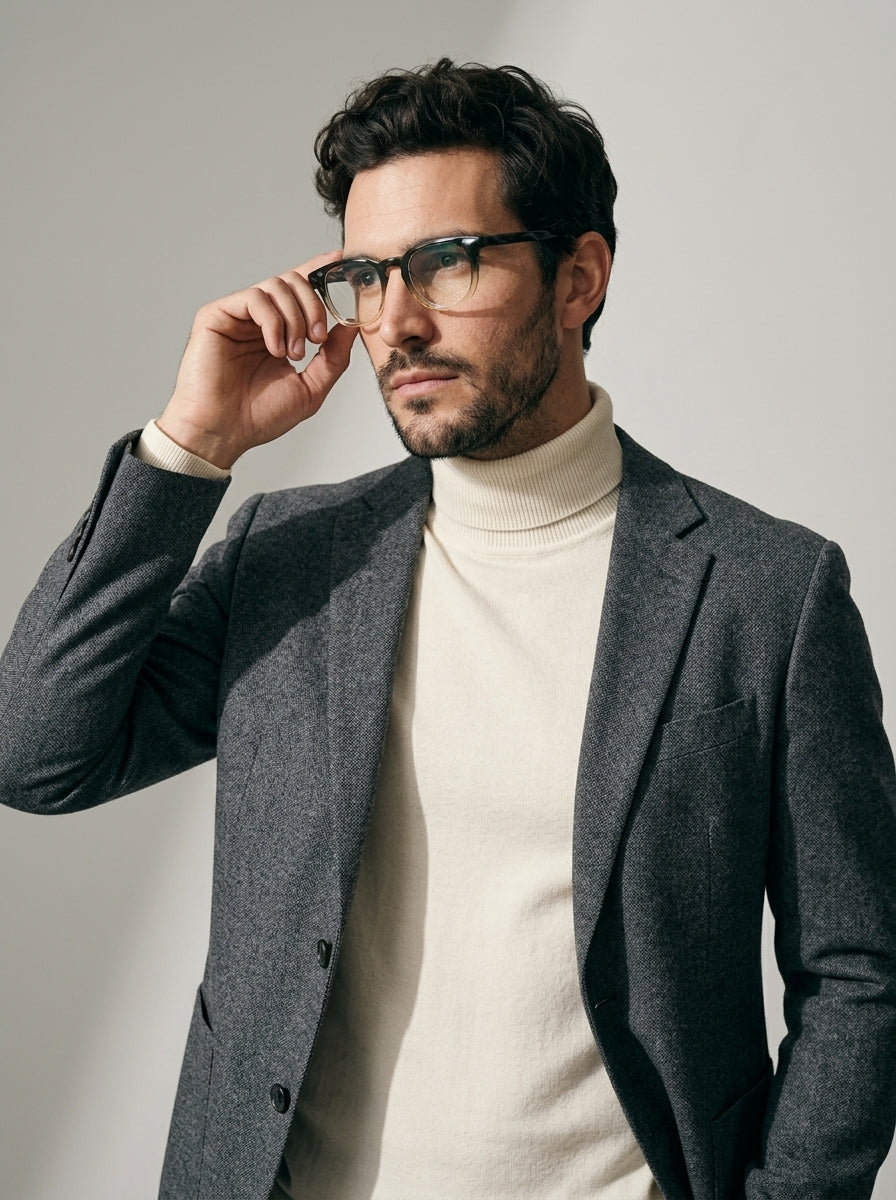 The Archivist  Verde | Blue Light Optical Frames | TR90 Retro Gradient Green Square Eyeglasses