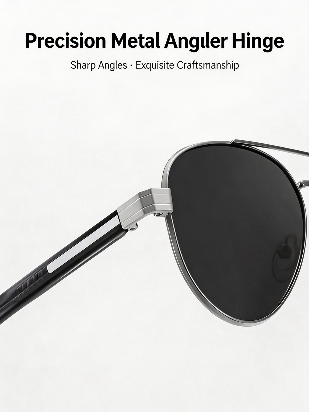 Marie Kiro Classic Aviator Sunglasses, UV400 Polarized Metal