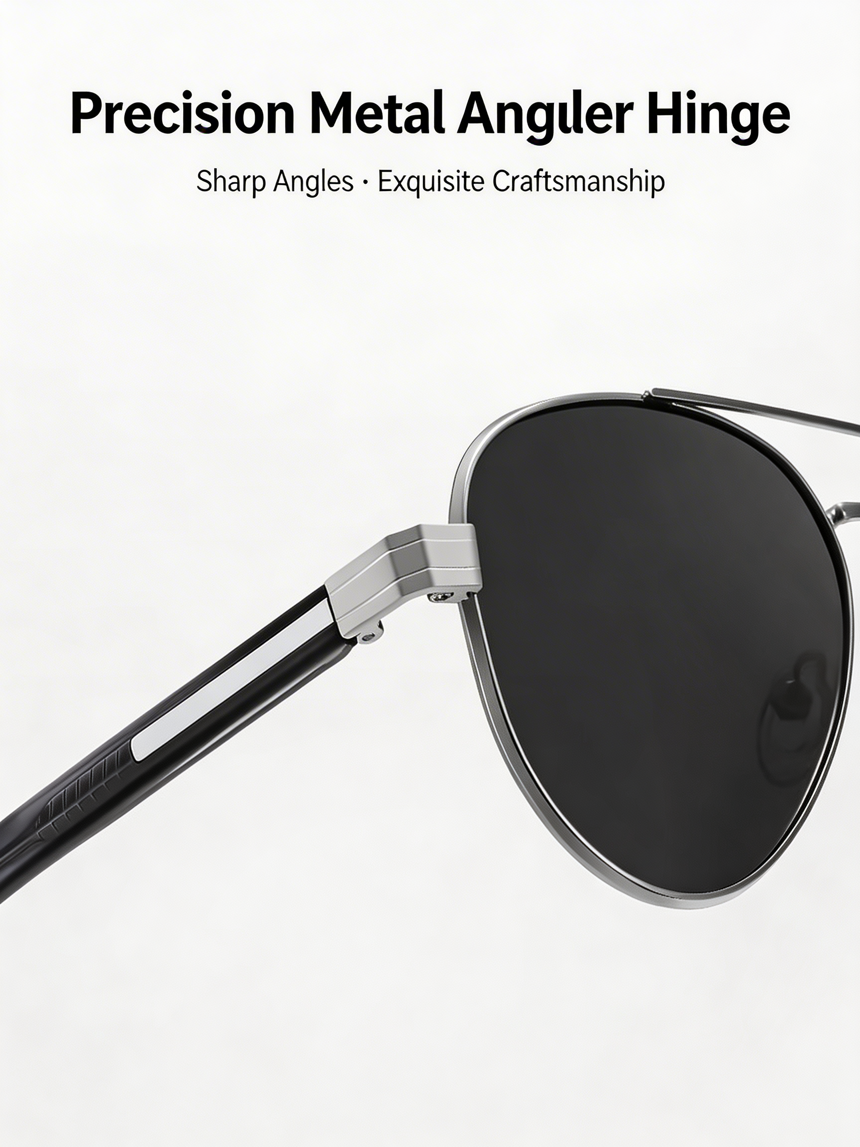 Classic Polarized Aviator Sunglasses - UV400 Protection, Retro Metal Frame, HD TAC Lens for Driving & Fishing