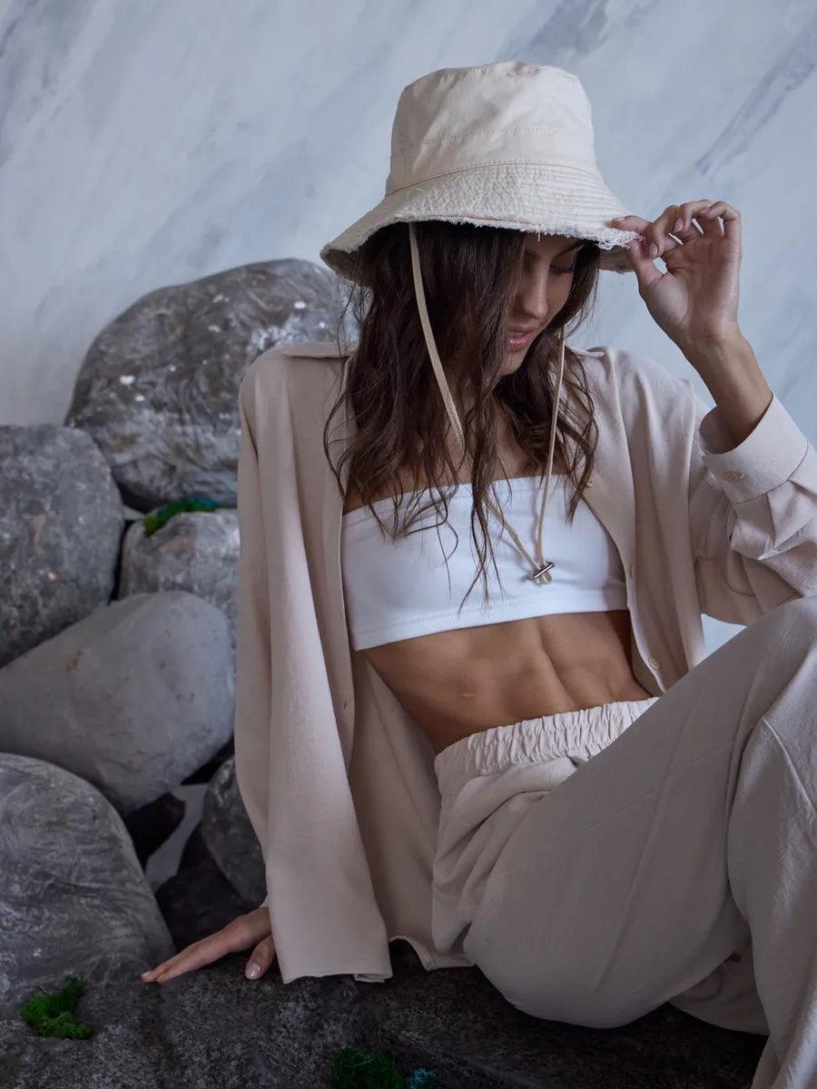 The Plus One - Bucket Hat, Beige